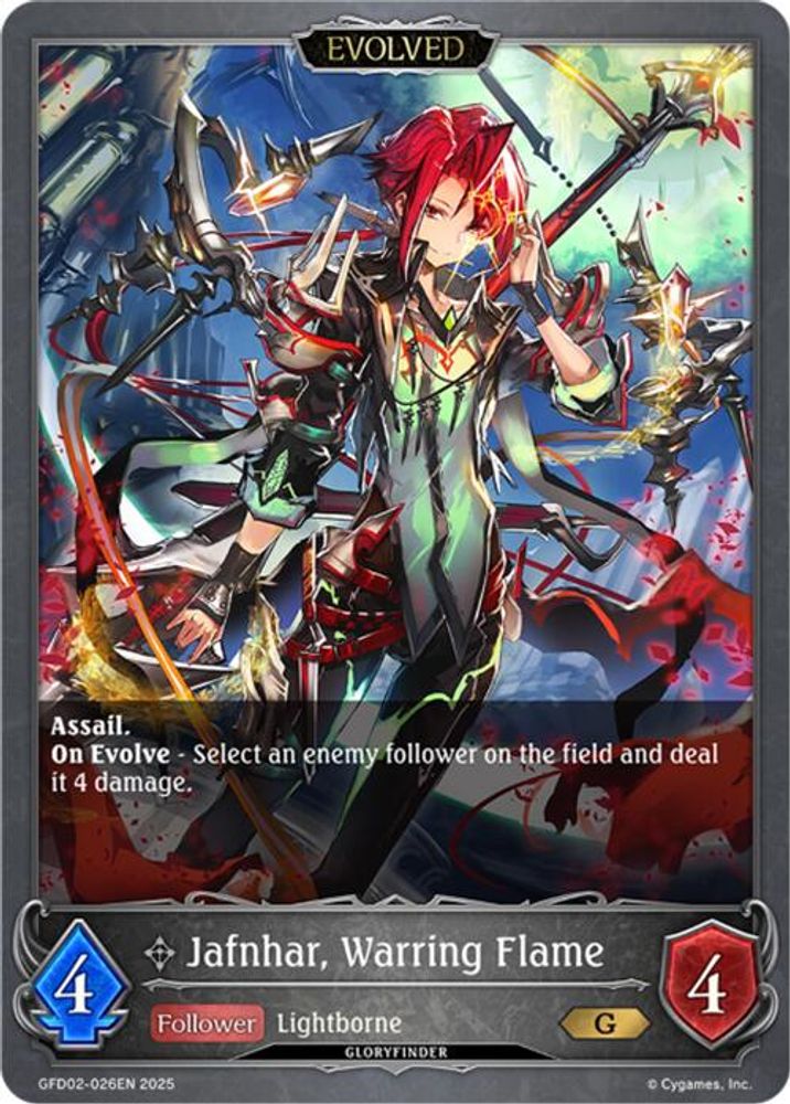 Jafnhar, Warring Flame (Evolved), Standard, front
