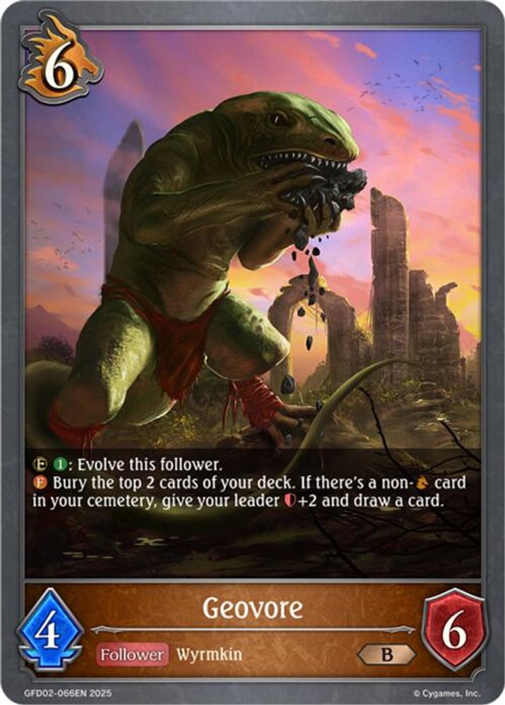 Geovore, Standard, front