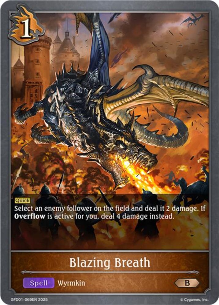 Blazing Breath, Standard, front