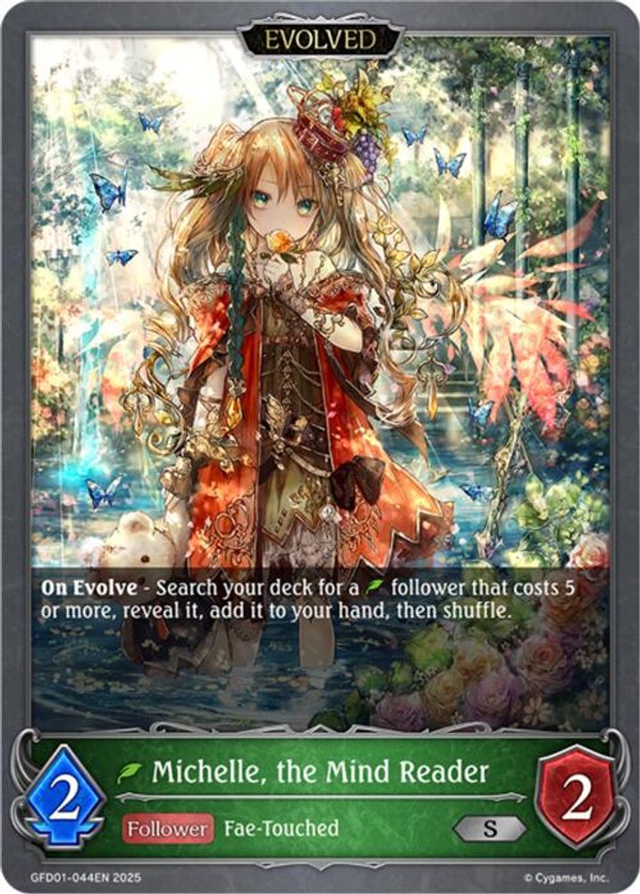 Michelle, the Mind Reader (Evolved), Standard, front