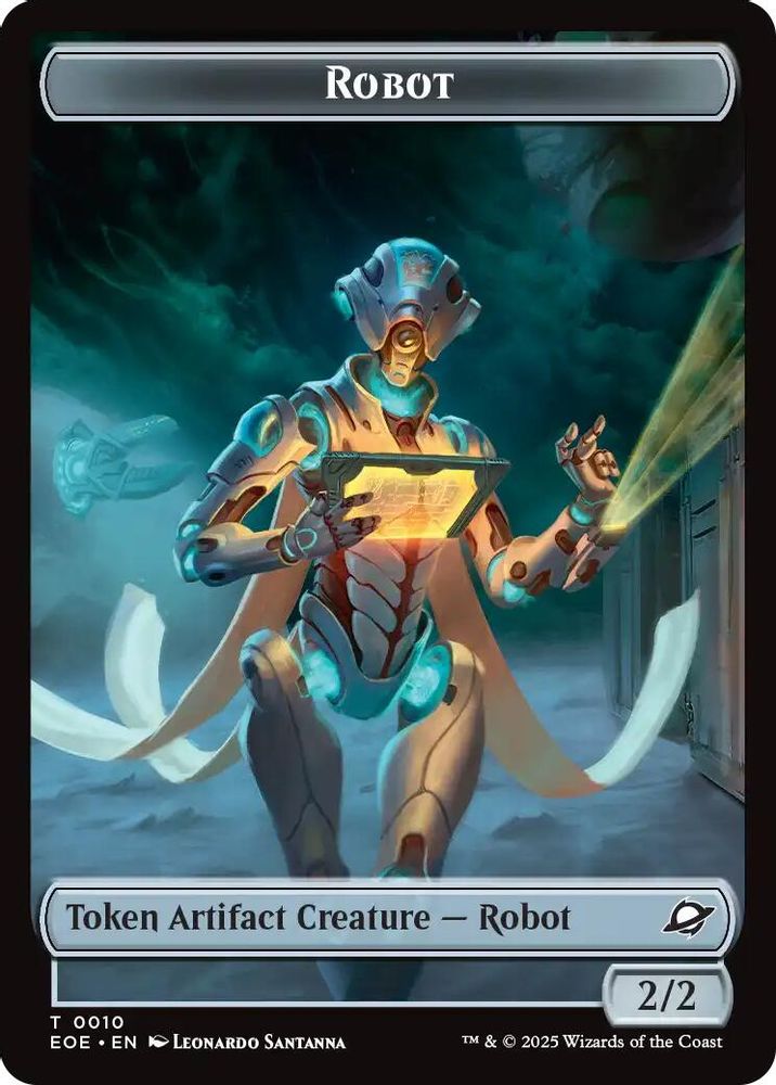 Robot Lander 0007 Double Sided Token