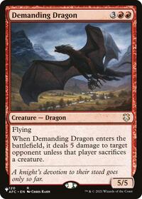 Demanding Dragon, The List Reprints