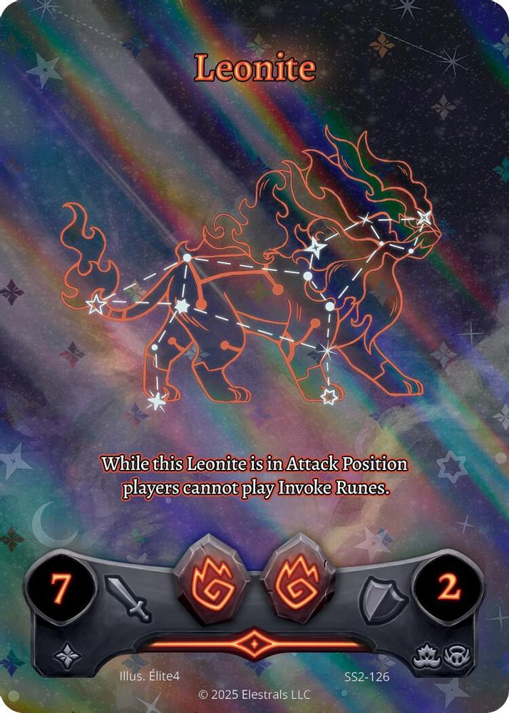 Leonite (Full Art), Holo, front