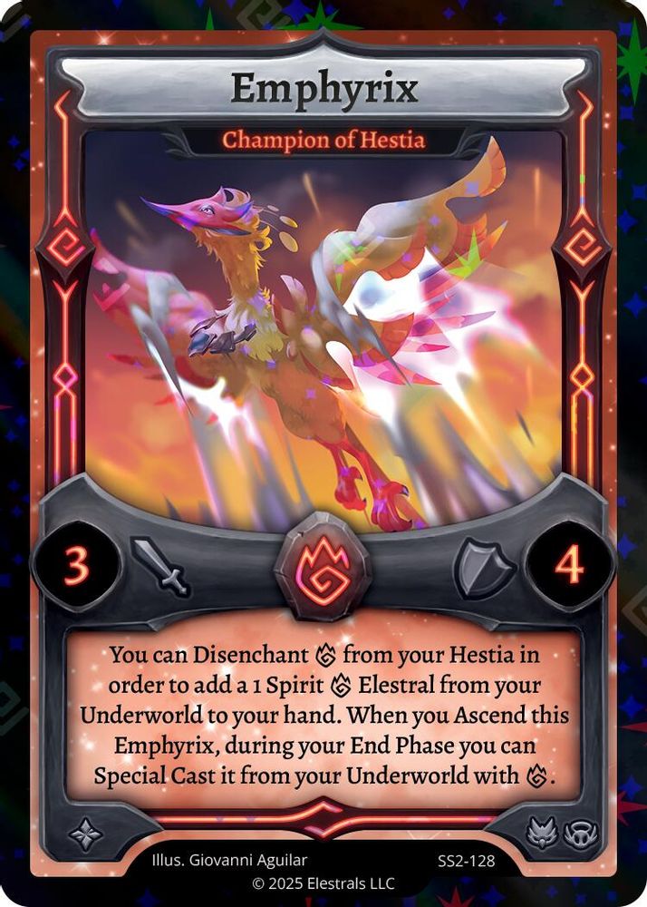 Emphyrix - Champion of Hestia, Standard, front