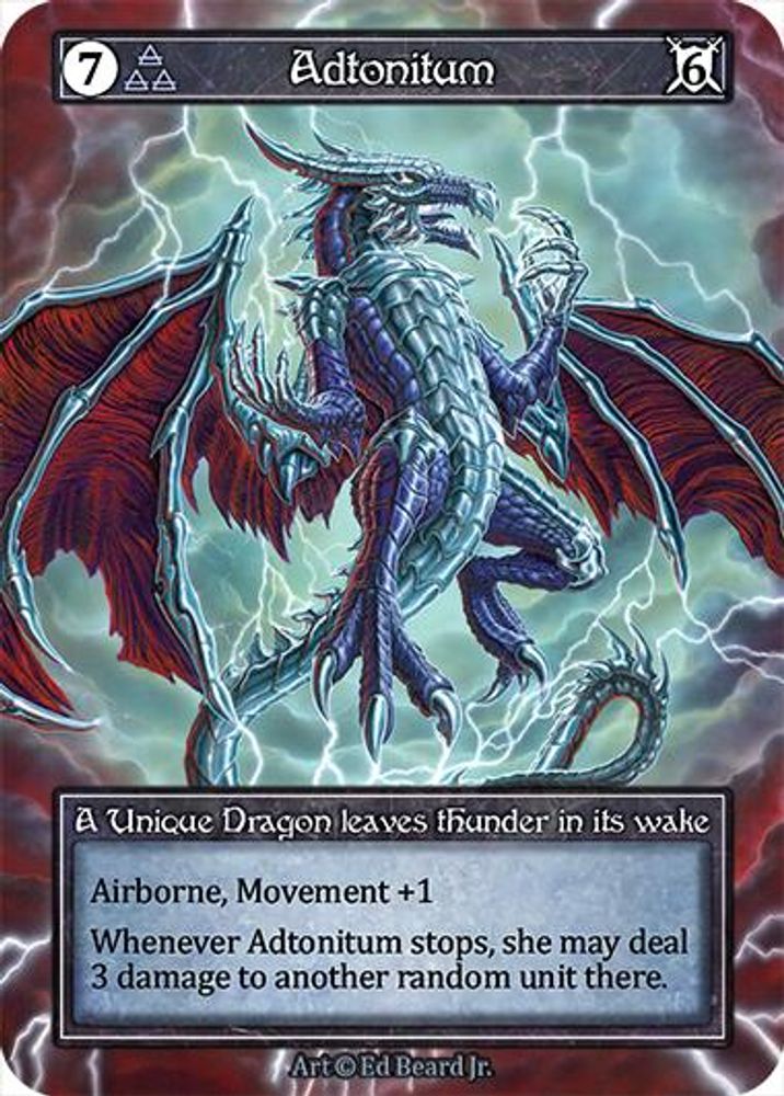 Adtonitum (Foil), Foil, front