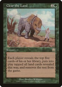 Clear the Land, Mercadian Masques