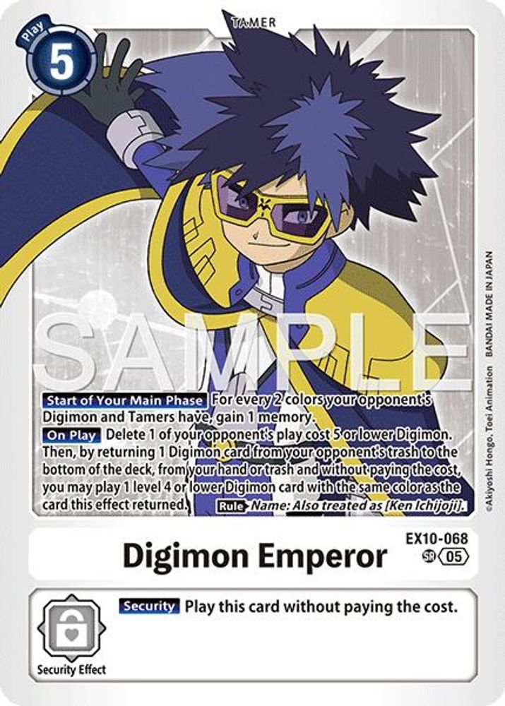 Digimon Emperor, Foil, front