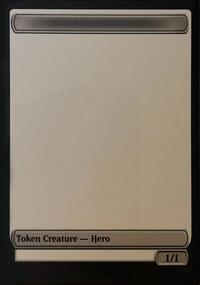 Blank Hero Token, Unique and Miscellaneous Promos