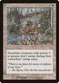 Crackdown, Mercadian Masques