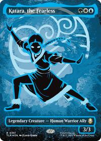 Katara, the Fearless (Borderless) (Neon Ink Foil), Avatar: The Last Airbender