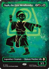Toph, the First Metalbender (Borderless) (Neon Ink Foil), Avatar: The Last Airbender