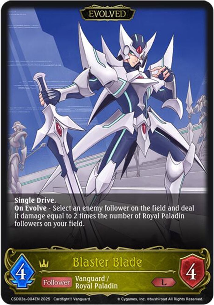 Blaster Blade (Evolved), Standard, front