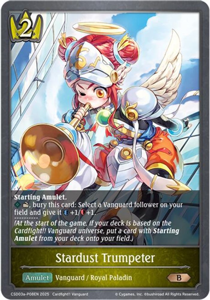 Stardust Trumpeter - P08EN (Foil), Standard, front
