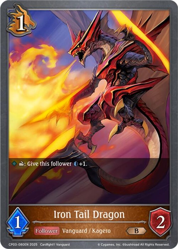 Iron Tail Dragon, Standard, front