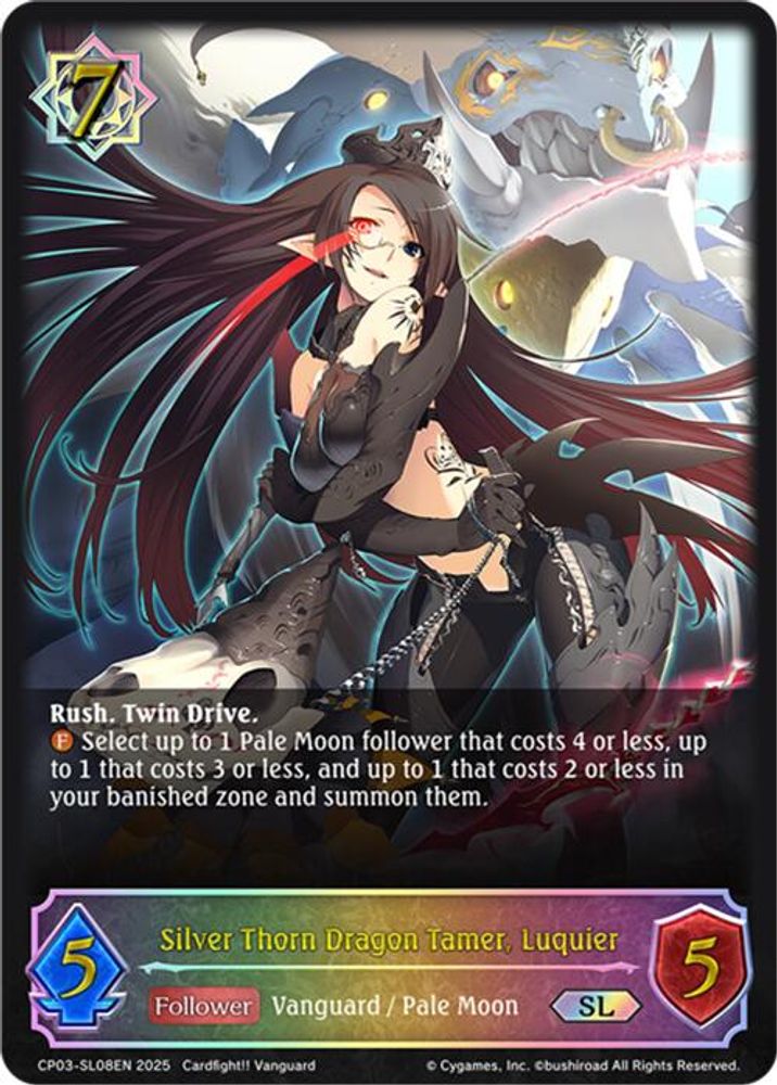 Silver Thorn Dragon Tamer, Luquier (SL), Standard, front