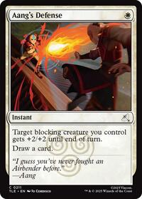 Aang's Defense (0211), Avatar: The Last Airbender: Eternal-Legal