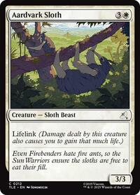 Aardvark Sloth (0212), Avatar: The Last Airbender: Eternal-Legal