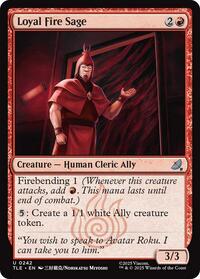 Loyal Fire Sage, Avatar: The Last Airbender: Eternal-Legal