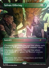 Sylvan Offering (Rainbow Foil), Secret Lair Drop Series