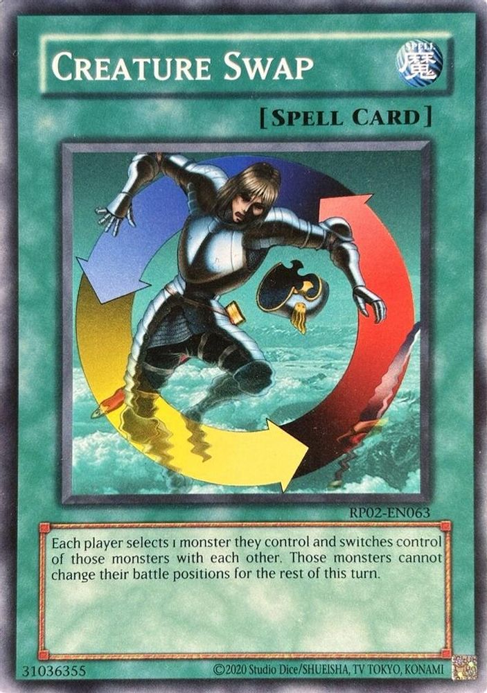 Creature Swap, Unlimited, front
