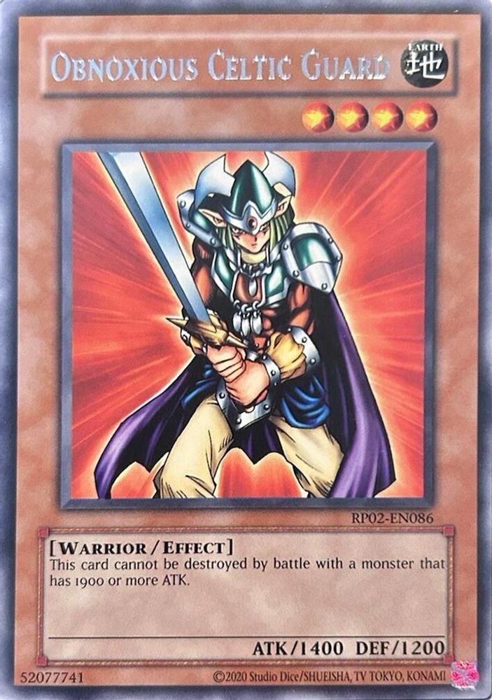 Obnoxious Celtic Guard, Unlimited, front