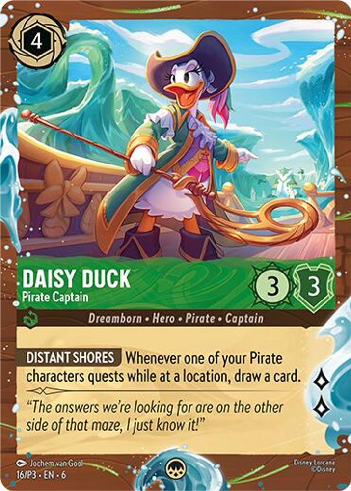 Daisy Duck - Pirate Captain (Disney Cruise Promo)