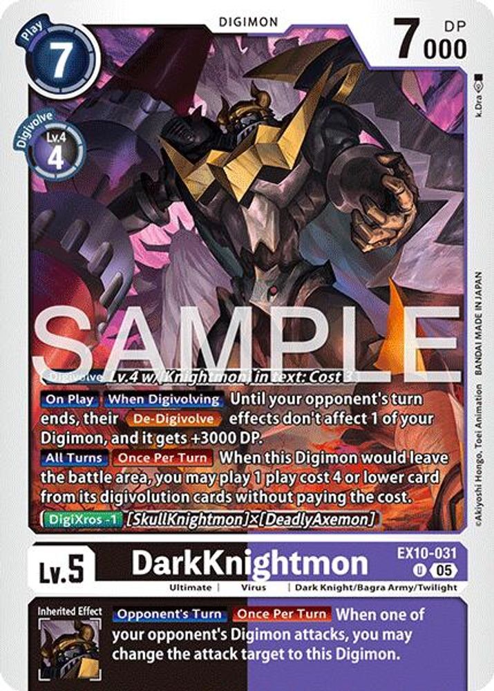 DarkKnightmon, Standard, front