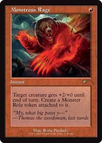 Monstrous Rage (Retro Frame), WPN & Gateway Promos