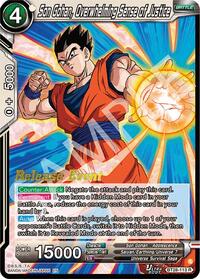 Son Gohan, Overwhelming Sense of Justice