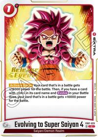 Evolving to Super Saiyan 4