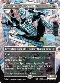 Spectacular Spider-Man (0237) (Borderless) (Textured Foil), Marvel's Spider-Man