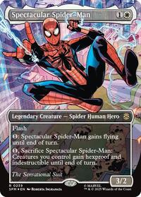 Spectacular Spider-Man (0239) (Borderless) (Textured Foil), Marvel's Spider-Man