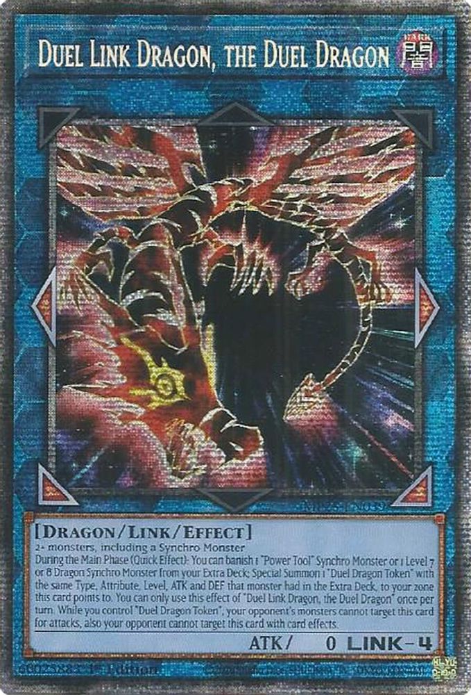 Duel Link Dragon, the Duel Dragon, 1st-edition, front