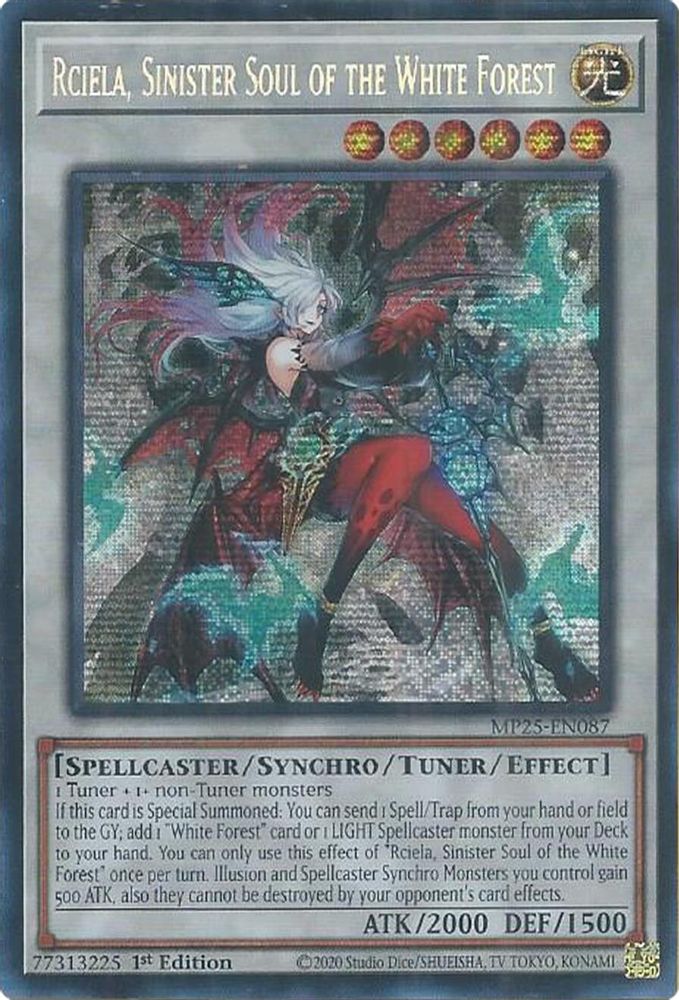 Rciela, Sinister Soul of the White Forest, 1st-edition, front