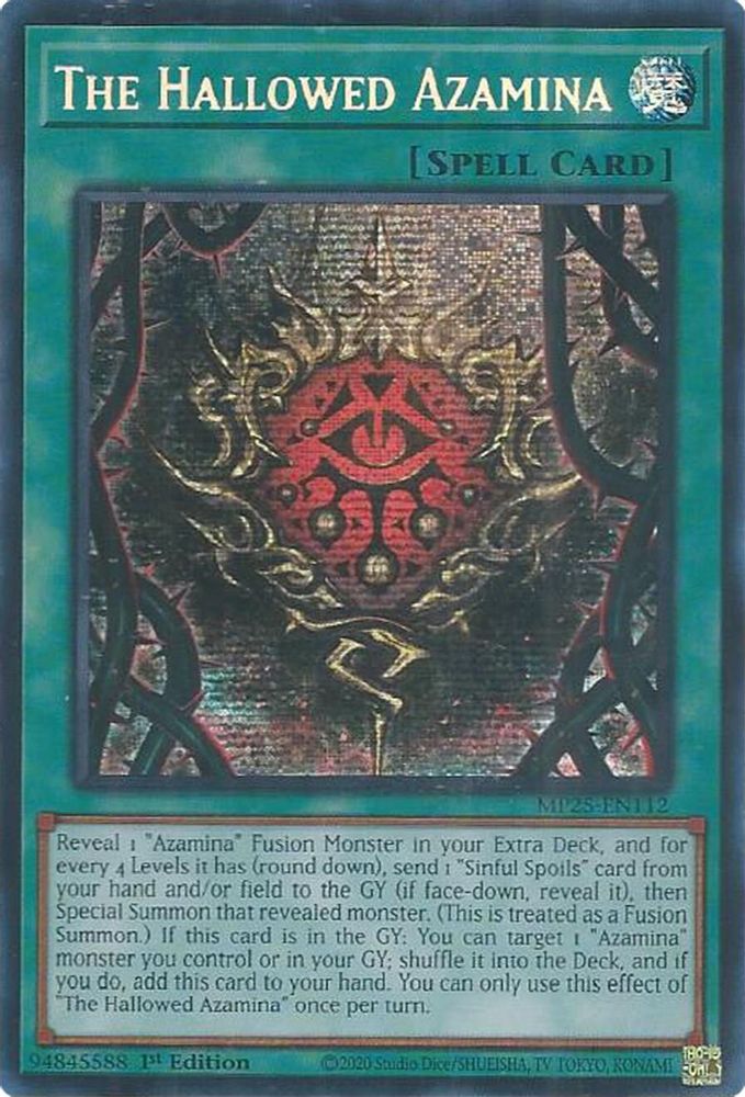 The Hallowed Azamina, 1st-edition, front
