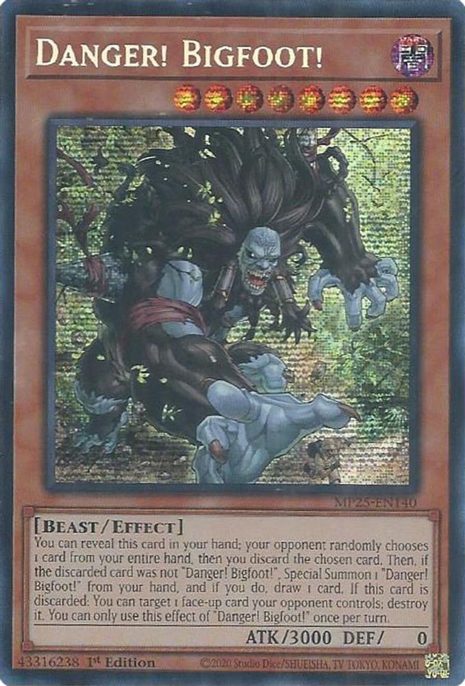 Danger! Bigfoot!, 1st-edition, front