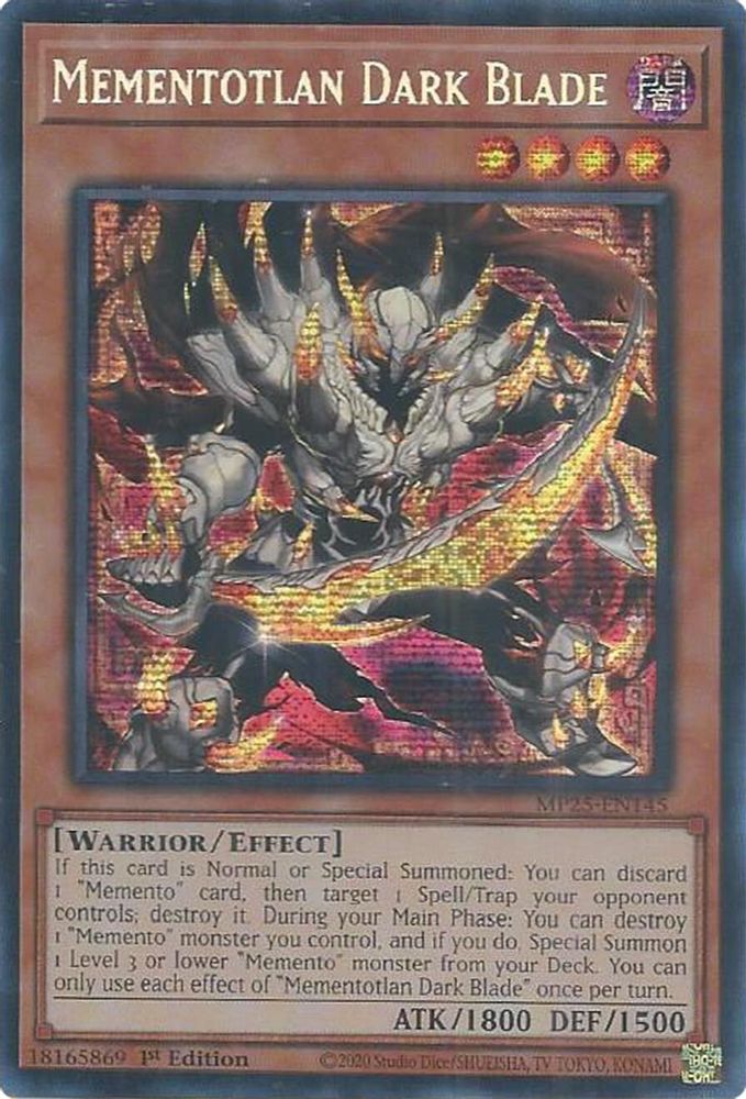 Mementotlan Dark Blade, 1st-edition, front