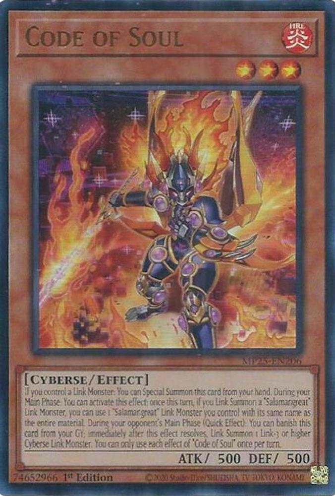Code of Soul, 1st-edition, front