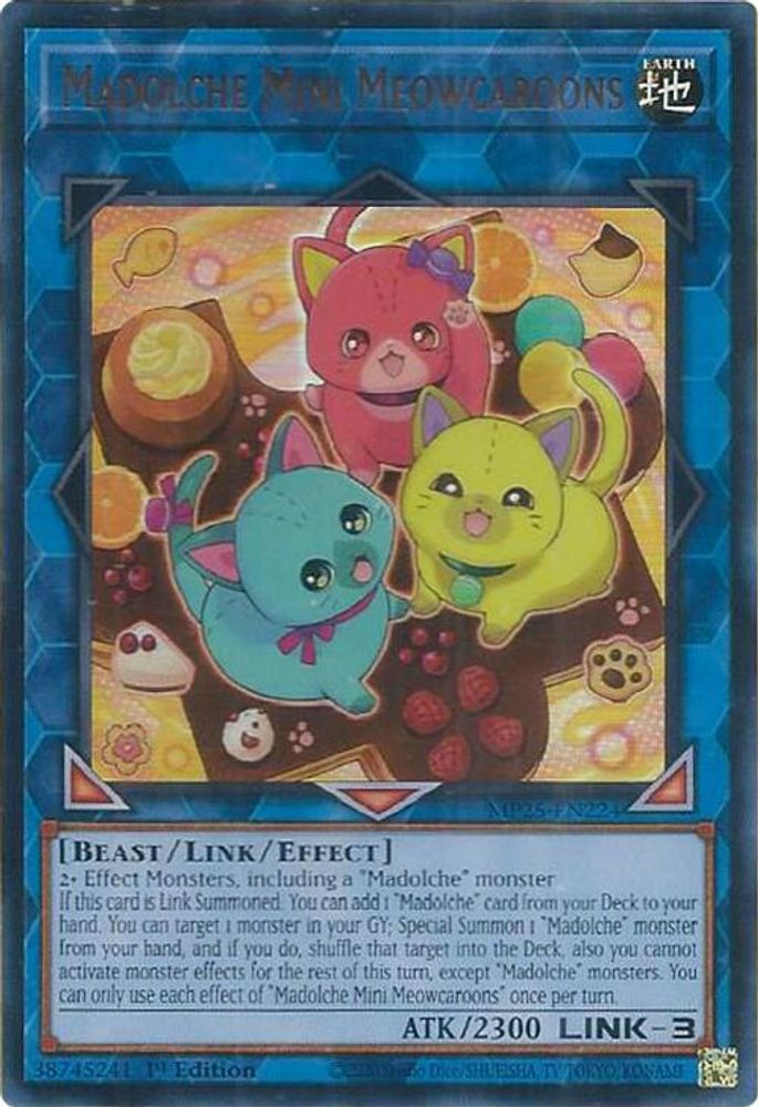 Madolche Mini Meowcaroons, 1st-edition, front