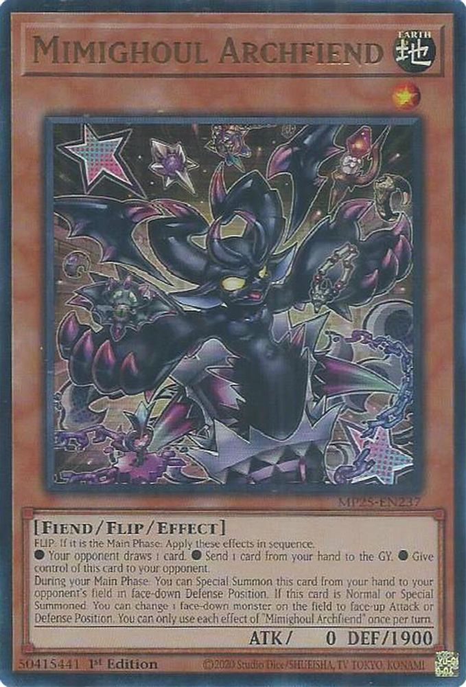 Mimighoul Archfiend, 1st-edition, front