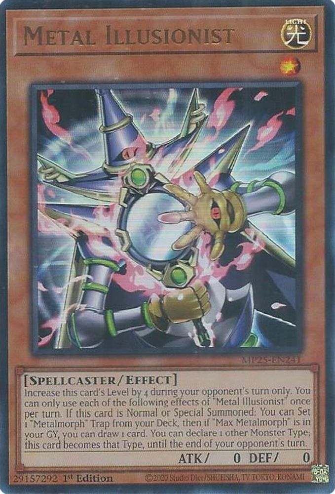 Metal Illusionist, 1st-edition, front