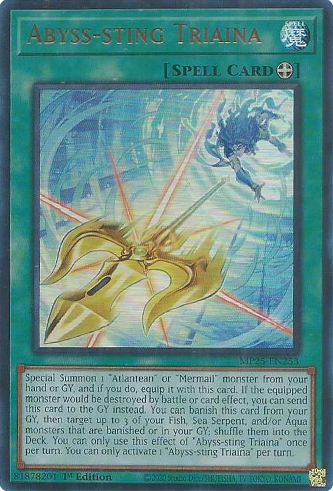 Abyss-sting Triaina, 1st-edition, front