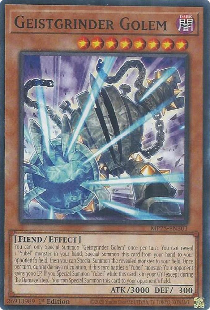 Geistgrinder Golem, 1st-edition, front