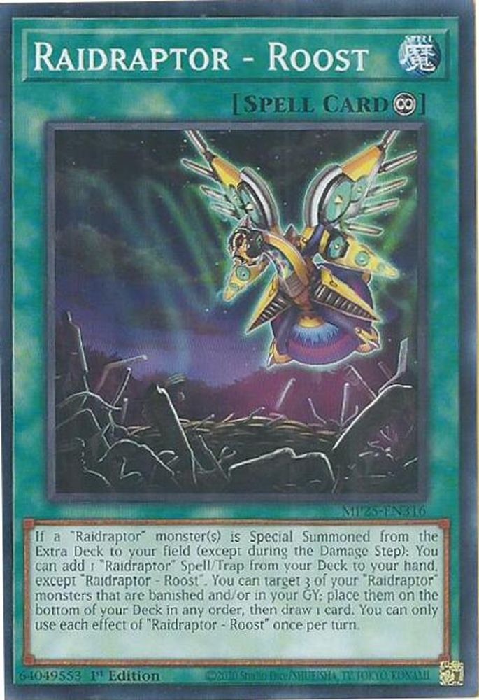 Raidraptor - Roost, 1st-edition, front