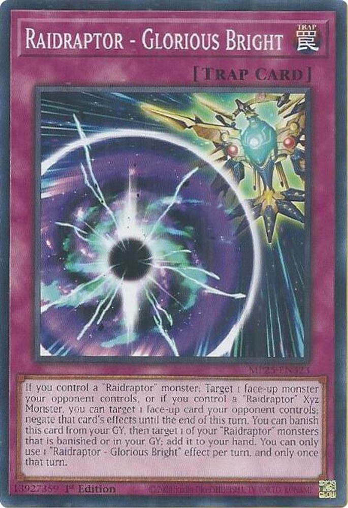 Raidraptor - Glorious Bright, 1st-edition, front