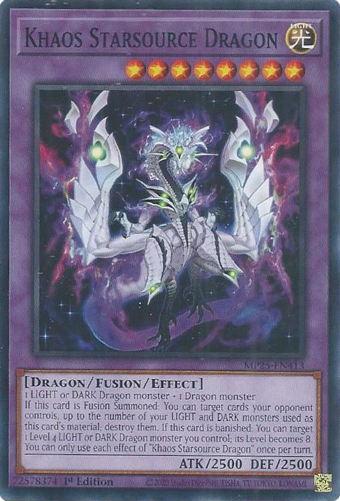 Khaos Starsource Dragon, 1st-edition, front
