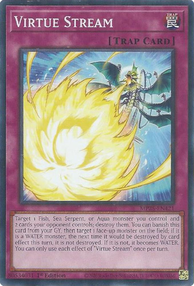 Virtue Stream, 1st-edition, front