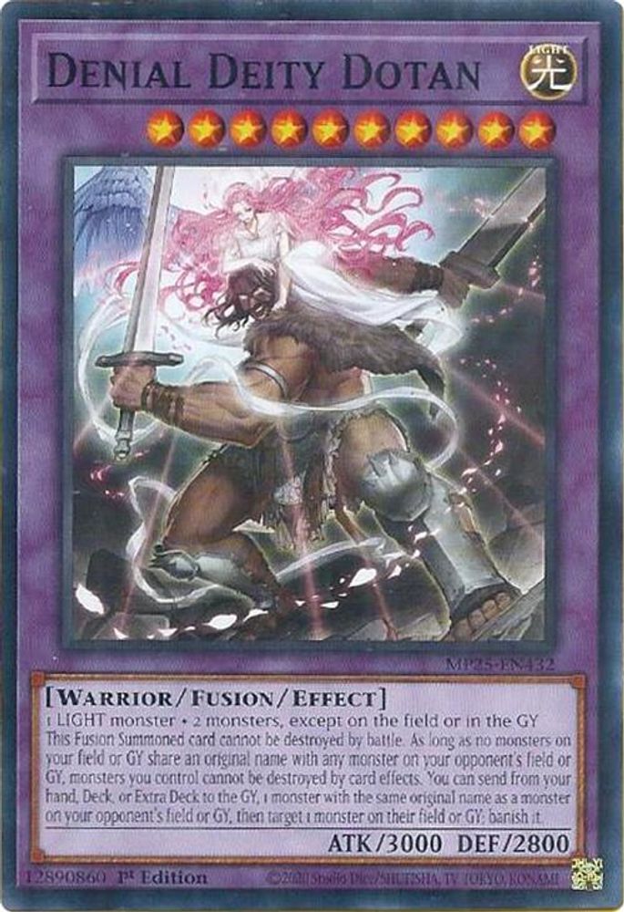 Denial Deity Dotan, 1st-edition, front