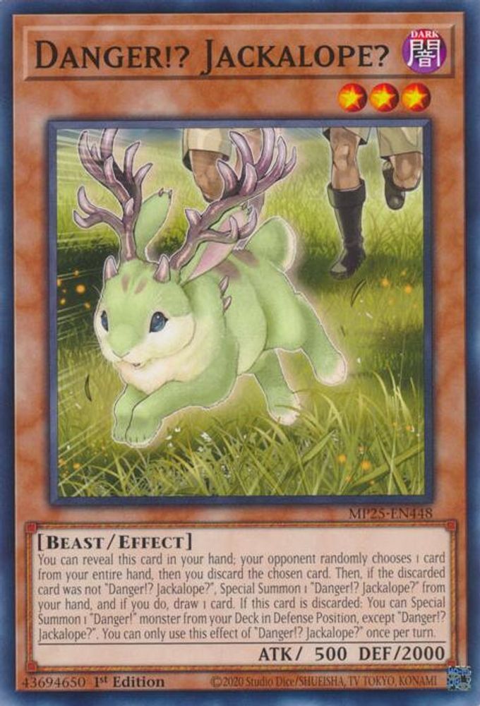 Danger!? Jackalope?, 1st-edition, front