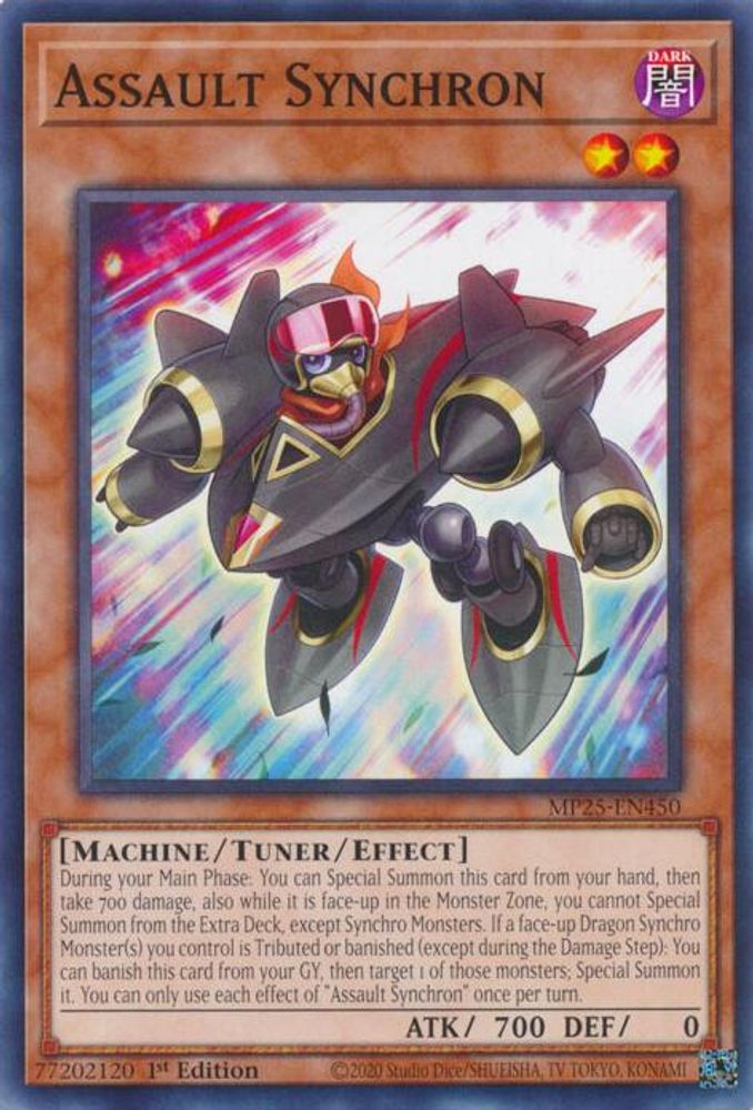 Assault Synchron, 1st-edition, front
